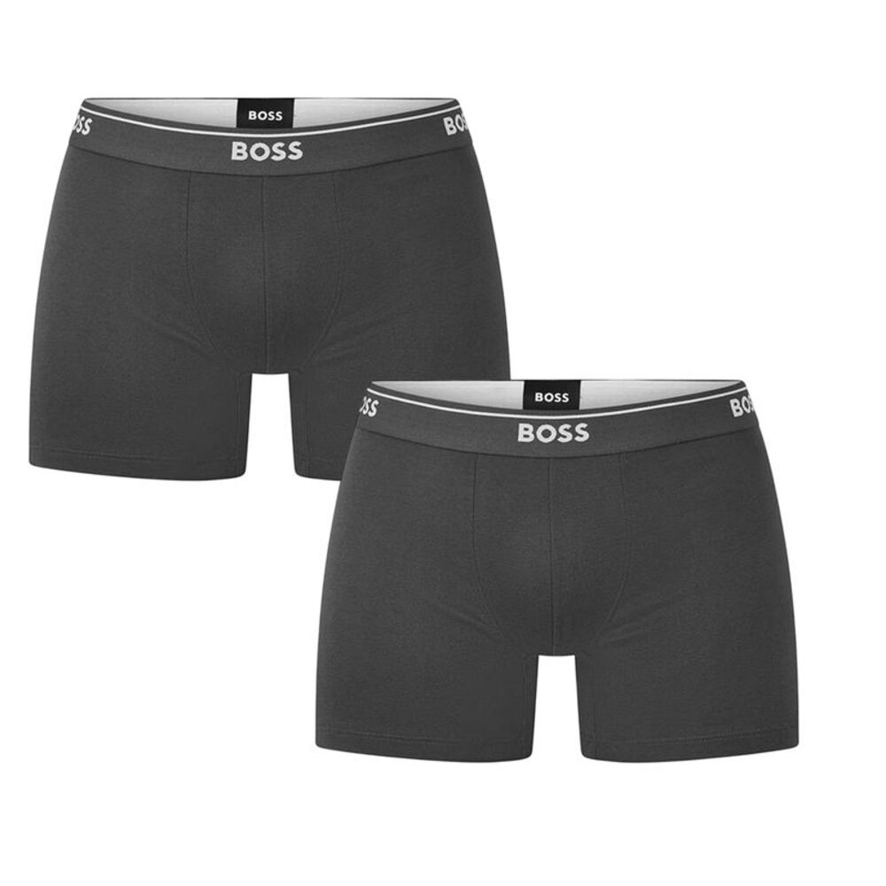 Boss Mens Boxer Briefs (Pack of 2) / Gray